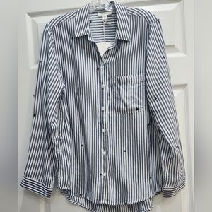 NWT Beach Lunch Lounge Shirt Womens L